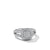 Petite Albion Ring with Pavé Diamonds, Size 6