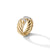 Load image into Gallery viewer, Sculpted Cable Ring in 18K Yellow Gold with Pavé Diamonds, Size 7