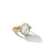 DY Elements Swivel Ring with Black Onyx, Mother-of-Pearl, and Pavé Diamonds in 18K Yellow Gold, Size 7
