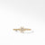 Yellow Gold David Yurman Petite Starburst Station Ring with Diamonds