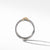 Petite X Ring with 18K Yellow Gold, Size 6
