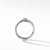 Petite X Ring with Pavé Diamonds, Size 7