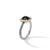 Load image into Gallery viewer, Petite Chatelaine Ring with Black Onyx, 18K Yellow Gold Bezel &amp; Pavé Diamonds, Size 7
