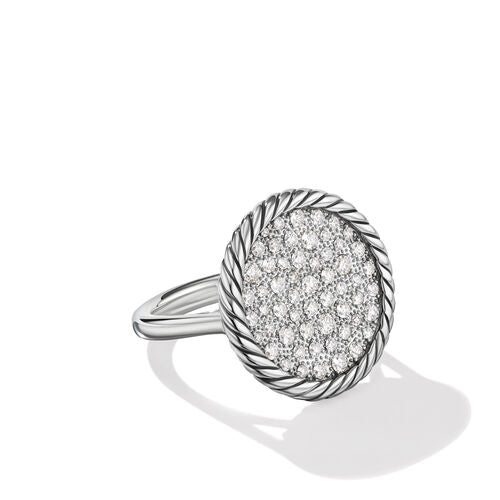 DY Elements Ring with Pavé Diamonds