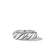 Sculpted Cable Band Ring in Sterling Silver, Size 7