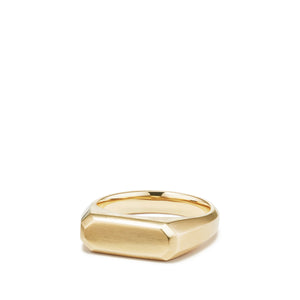 Streamline® Signet Ring in 18K Gold, Size 10