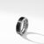 Load image into Gallery viewer, Beveled Band Ring in Grey Titanium with Black Titanium, Size 10