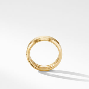 6mm Beveled Band Ring in 18K, Size 11