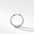 Beveled Band Ring in 18K White Gold, Size 11
