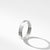 Beveled Band Ring in 18K White Gold, Size 11
