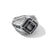 Load image into Gallery viewer, Empire Signet Ring with Black Onyx Pavé Black Diamonds, Size 11