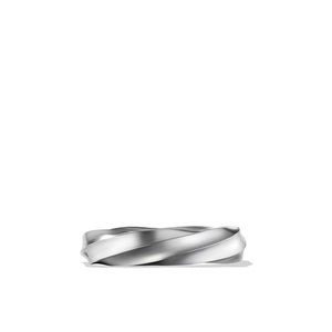 Cable Edge Band Ring in Recycled Sterling Silver, Size 10