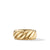 Sculpted Cable Contour Band Ring in 18K Yellow Gold