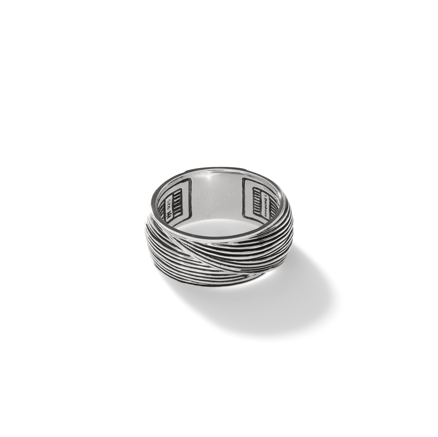 John Hardy Bamboo 8mm Sterling Silver Ring