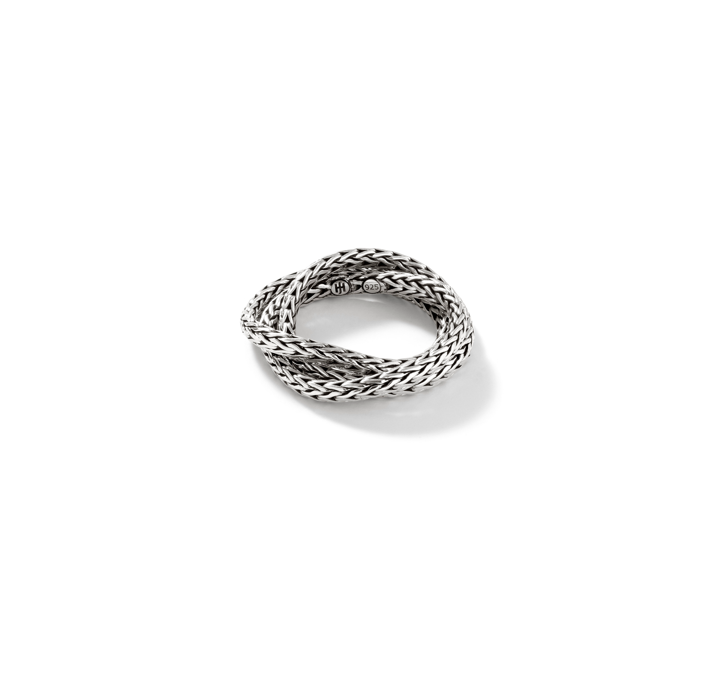 John Hardy Silver Mini Chain Ring