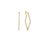 Roberto Coin Tiny Treasures Diamond Square Hoop Earrings