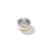 John Hardy Classic Chain Yellow Gold and Silver Hammered Band Ring