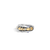 John Hardy Legends Naga Sterling Silver and 18K Yellow Gold Blue Sapphire Ring