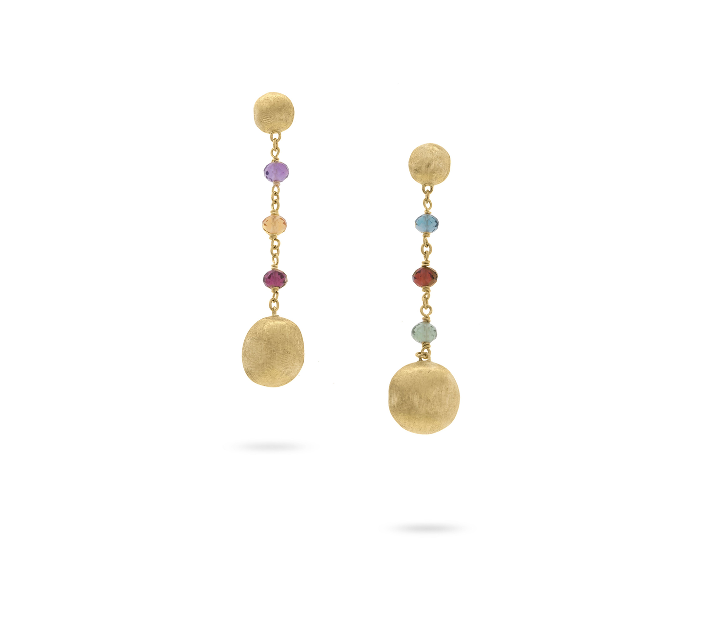 Marco Bicego Yellow Gold Gemstone Drop Earrings