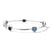 IPPOLITA Rock Candy Sterling Silver Five Gemstone Station Bangle in Astro Colorway