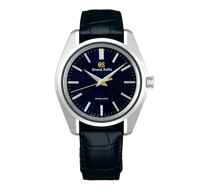 Grand Seiko Heritage Watch with Dark Blue Dial, 40mm