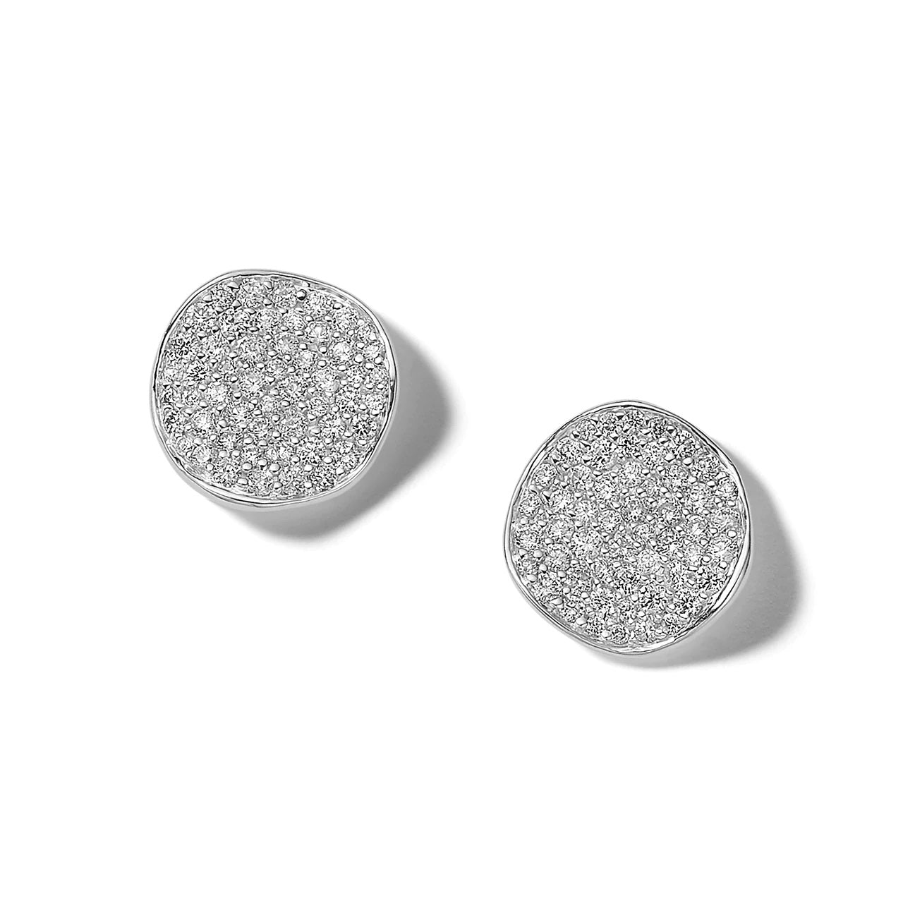 IPPOLITA Stardust Sterling Silver Flower Stud Earrings with Diamonds