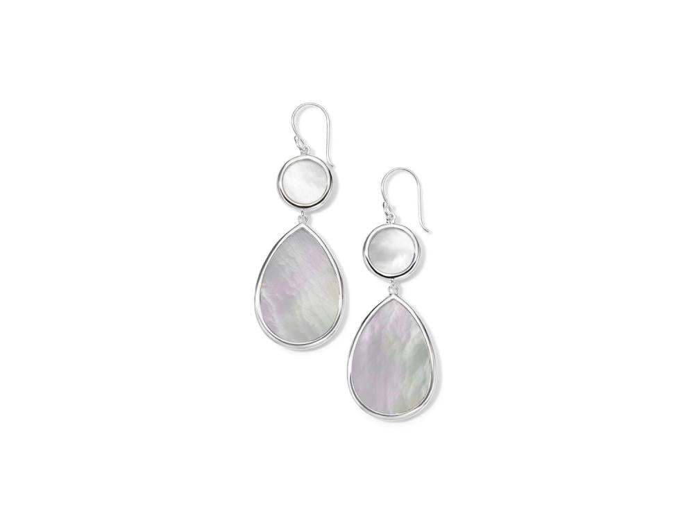 IPPOLITA Polished Rock Candy Dot and Teardrop Earrings in Mother-of-Pearl