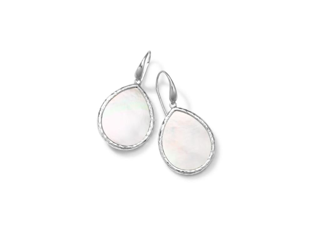 IPPOLITA Polished Rock Candy Teardrop Earrings in Mother of Pearl