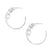 Side View of IPPOLITA Luce Sterling Silver Rock Candy Gemstone Hoop Earrings in Cascata