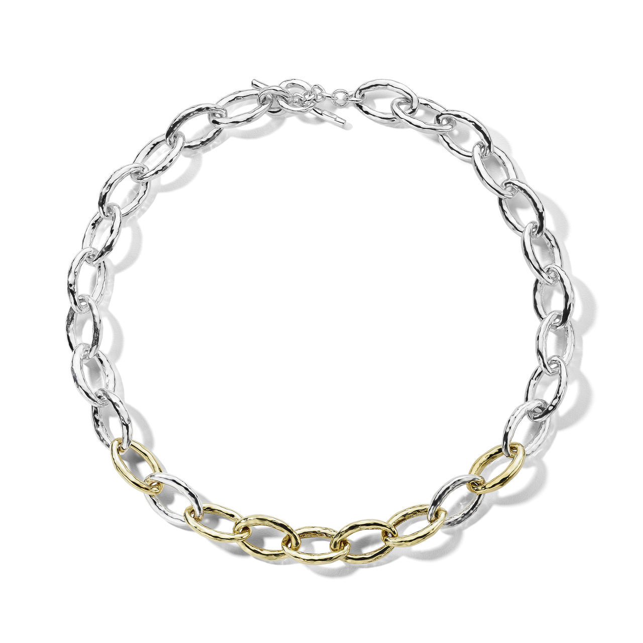IPPOLITA Chimera Classico Bastille Link Necklace in Yellow Gold and Sterling Silver