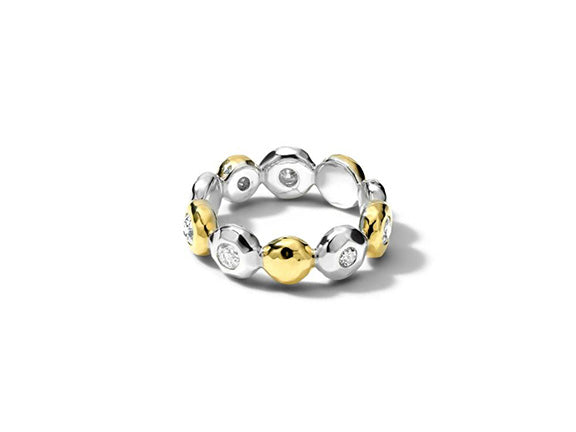 IPPOLITA Stardust Paparazzi Bezel Ring with Diamonds