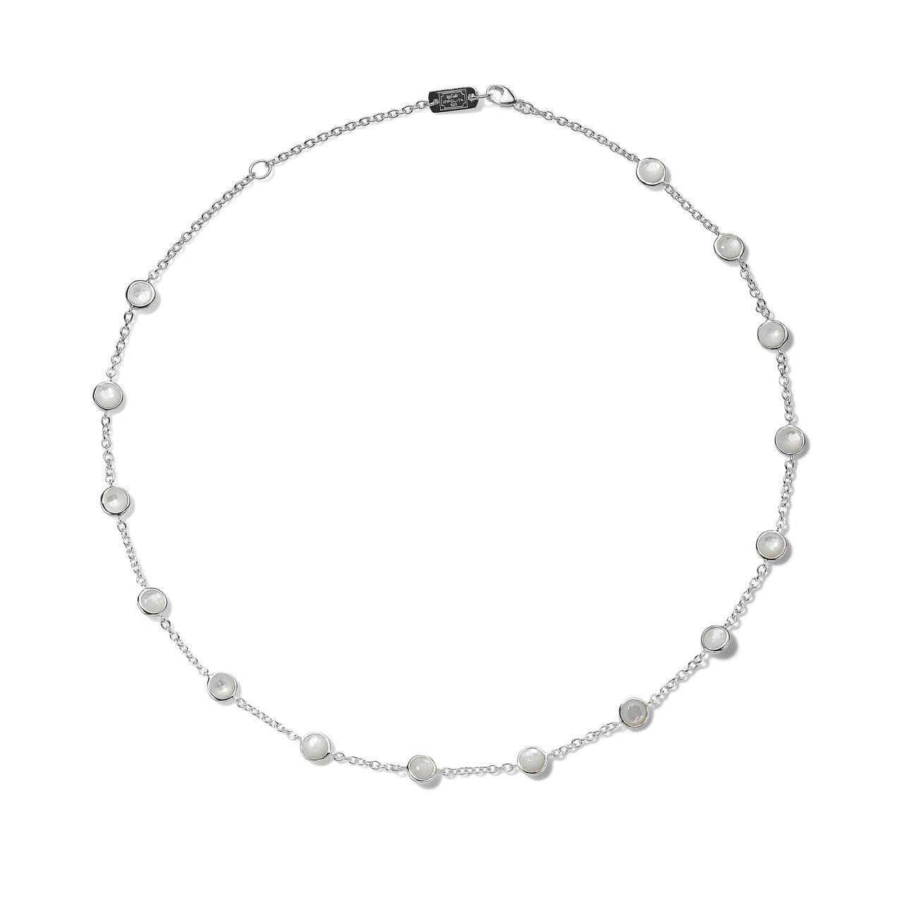 IPPOLITA Lollipop® Sterling Silver Gemstone Station Necklace in Mother-of-Pearl