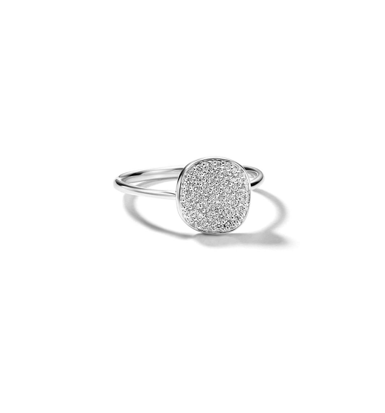 IPPOLITA Stardust Small Disc Flower Ring with Diamonds
