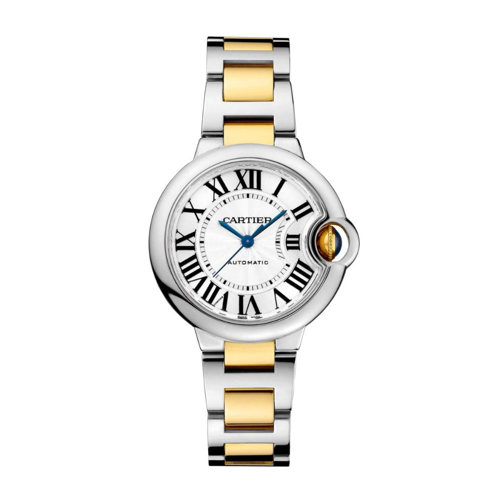 Ballon Bleu de Cartier 33 mm Steel and Yellow Gold Watch
