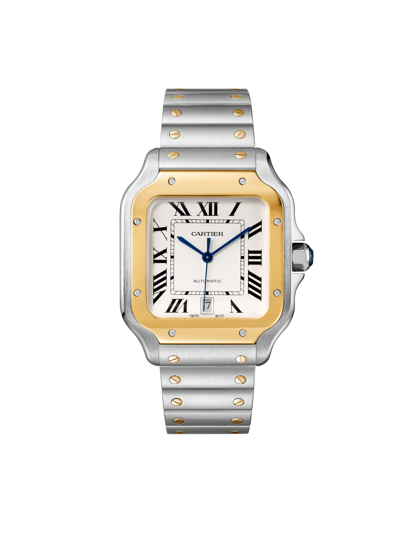 Santos De Cartier Watch with Yellow Gold