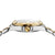 Side view of TAG Heuer Ladies&#39; Aquaracer Quartz Movement Mother-of-Pearl Dial and Yellow Gold Bezel Watch