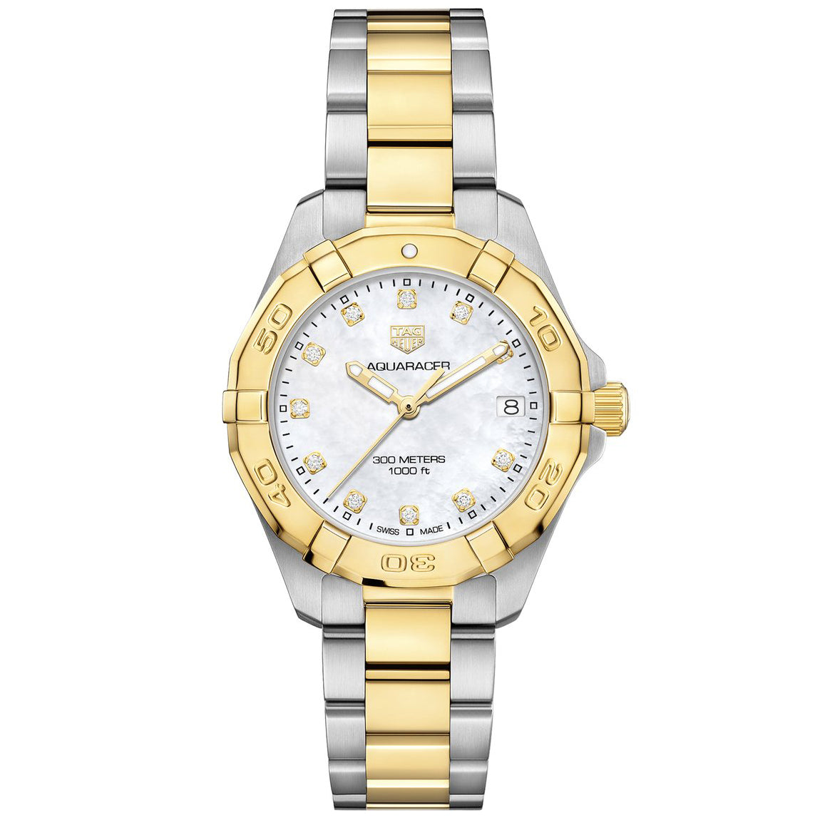 Tag ladies aquaracer diamond bezel Clearance