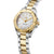 Alt view of TAG Heuer Ladies&#39; Aquaracer 27mm Quartz Stainless Steel and Yellow Gold Mother-of-Pearl Dial Watch with Diamond Accents