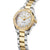 TAG Heuer Ladies&#39; Aquaracer 27mm Quartz Stainless Steel and Yellow Gold Mother-of-Pearl Dial Watch with Diamond Bezel