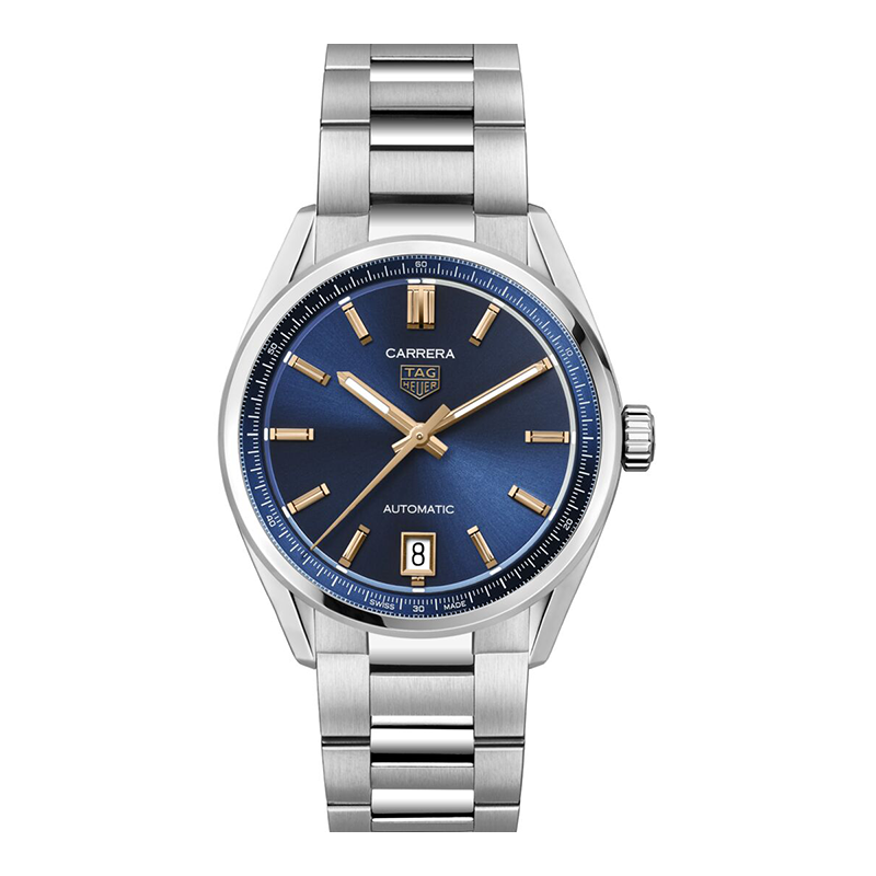 TAG Heuer Carrera Date Watch with Blue Dial