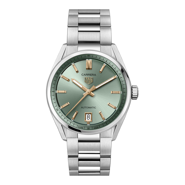 TAG Heuer Carrera Date Watch with Green Dial | Fink's