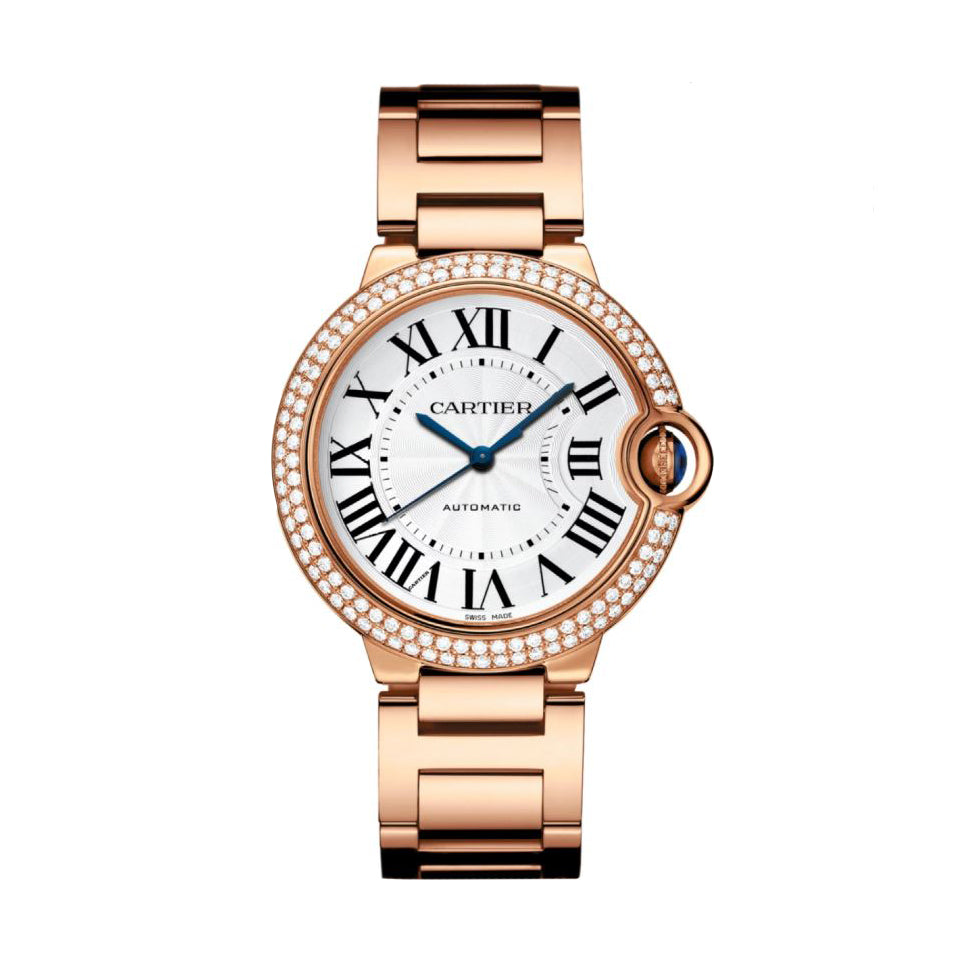 Ballon Bleu de Cartier 36 mm Pink Gold and Diamond Watch