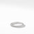 Cable 2mm Band Ring in Platinum, Size 6