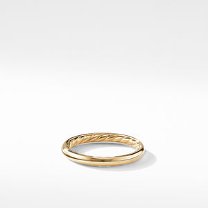 Smooth 2.5mm Ring in 18K Yellow Gold, Size 6