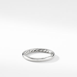 Smooth 2.5mm Ring in Platinum, Size 6
