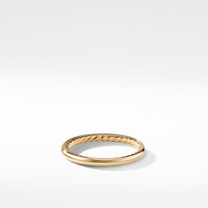 Smooth 2mm Band Ring in 18K Yellow Gold, Size 7
