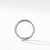 David Yurman Smooth 2mm Wedding Ring in Platinum with cable interior