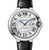 40mm Ballon Bleu De Cartier Watch with Silvered Guilloché Dial