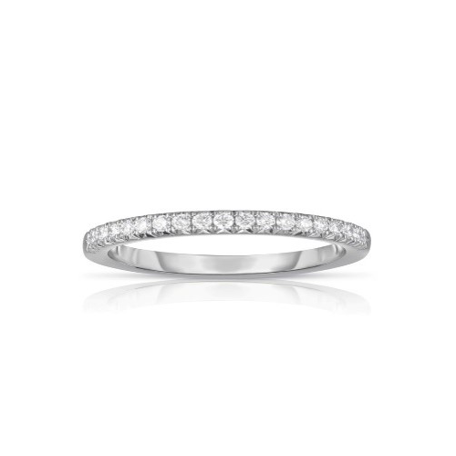 Fink's Half Way Round Diamond Band in 14K White Gold