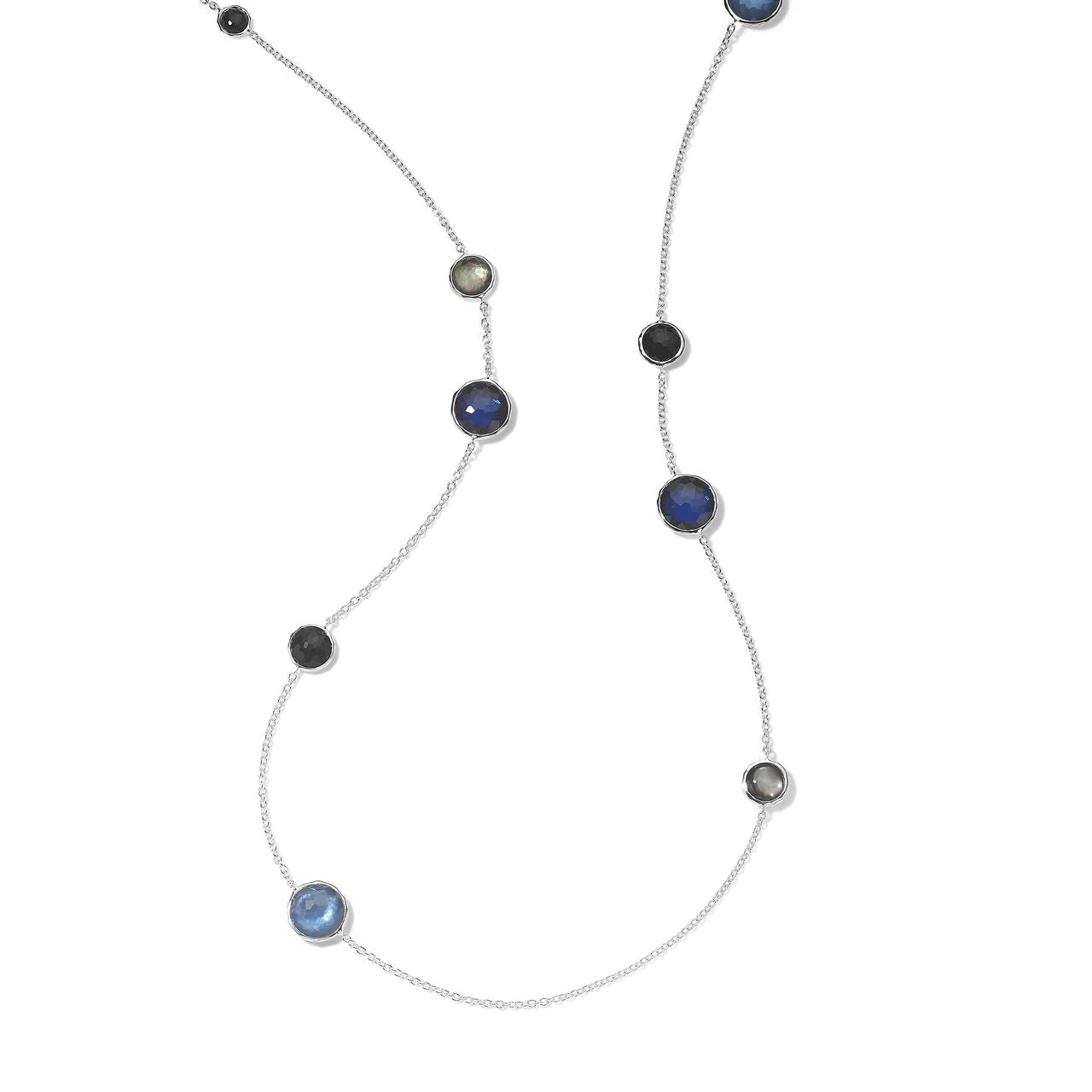 IPPOLITA Wonderland Sterling Silver Station Necklace in Astro Colorway
